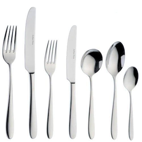 Arthur Price Contemporary Willow Cutlery Set - Loose 7 Piece Place Setting